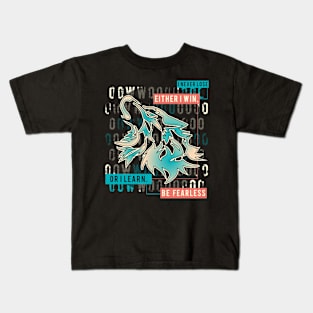 Inspirational Wolf Colorway 1 Kids T-Shirt